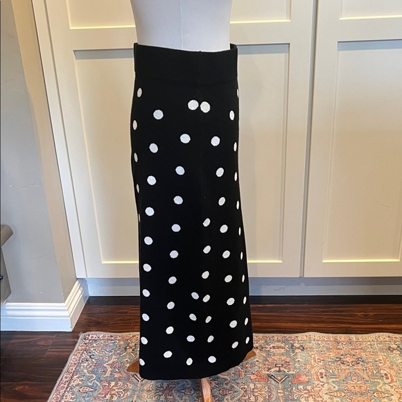Victor Glemaud Black and White Dot Pencil Skirt Size S - Picture 5 of 8